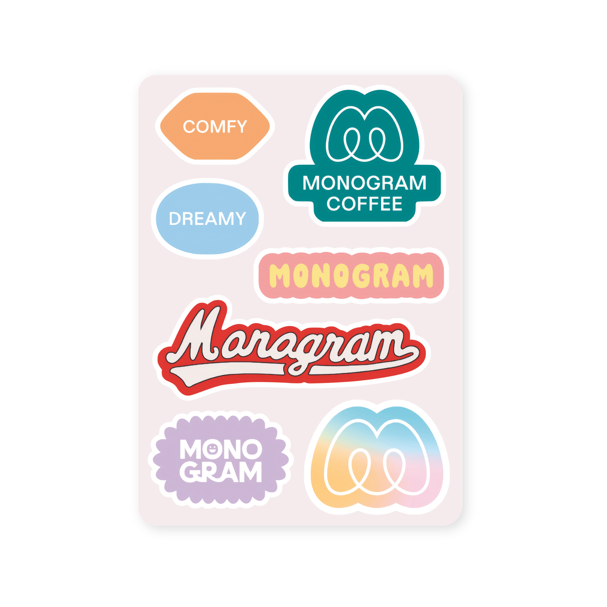 Monogram Sticker Sheet