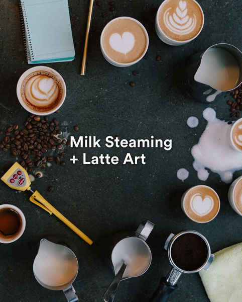 Milk Steaming Latte Art – Monogram Coffee